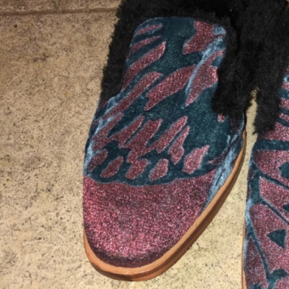 Free People Butterfly Shearling Mules - Picture 4 of 7